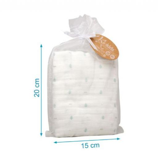 Kiokids - Muselina 120x120 estampado salvia 5303 [3]