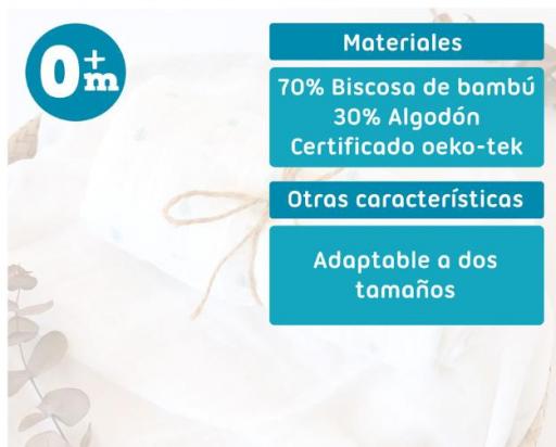 Kiokids - Muselina 120x120 estampado salvia 5303 [4]