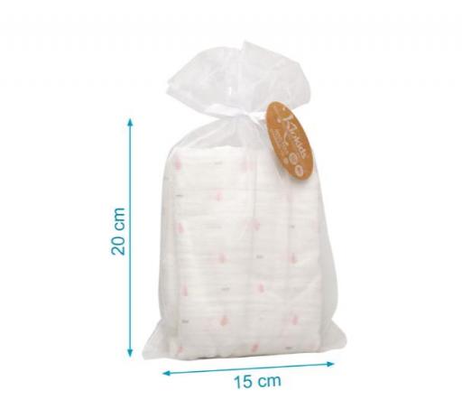 Kiokids - Muselina 120x120 estampado rosa 5302 [3]