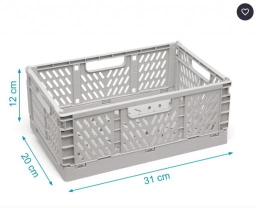Kiokids - Caja almacenaje plegable 30x20x12 4395 [1]