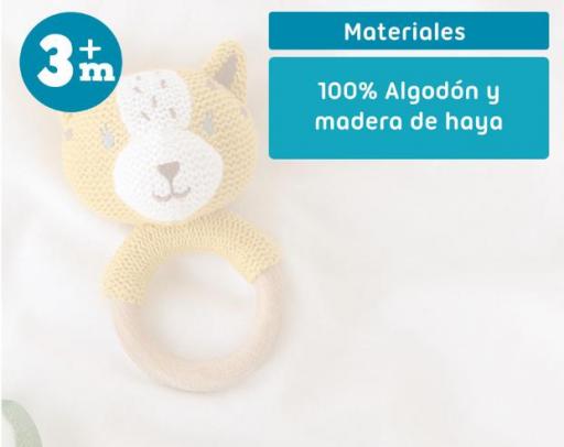 Kiokids - Mordedor tigre madera y algodón 5820 [3]