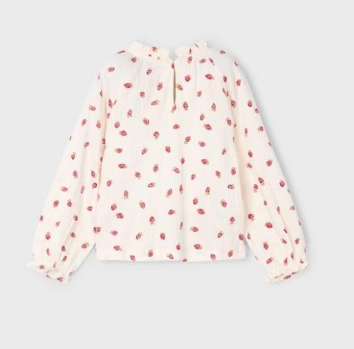 Mayoral - Camiseta m/l bambula fresas 4003 [2]