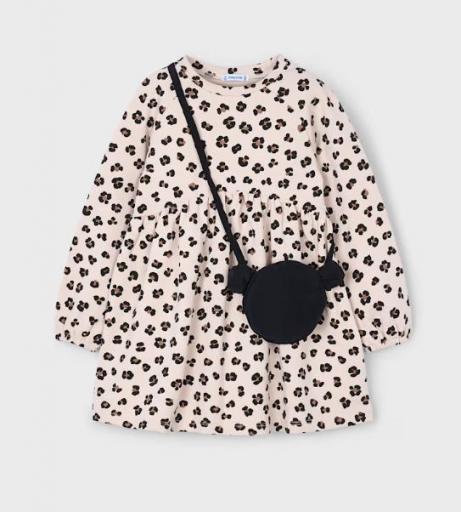 Mayoral - Vestido felpa animal print con bolso 4926 [1]