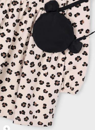 Mayoral - Vestido felpa animal print con bolso 4926 [3]