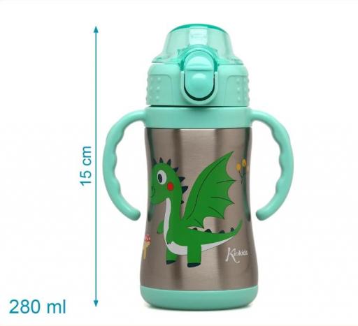 Kiokids - Taza dragón acero inoxidable 5054 [3]