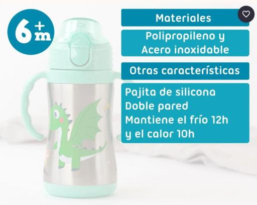 Kiokids - Taza dragón acero inoxidable 5054 [4]