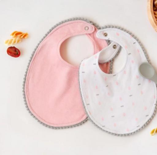 Kiokids - Set 2 baberos y cuchara silicona 5071 5073 5080 5731 [4]