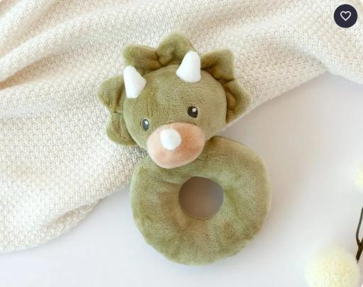 Kiokids - Sonajero peluche dinosaurios 5334