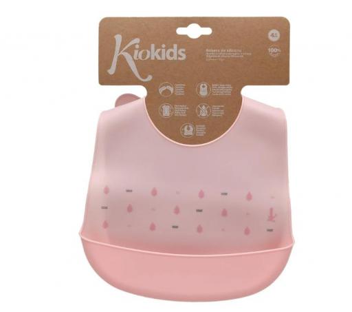 Kiokids - Babero silicona rosa 5413 [3]