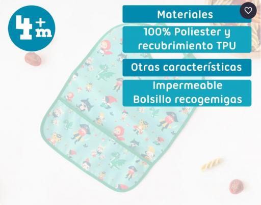 kiokids - Babero impermeable verde 5657 [3]