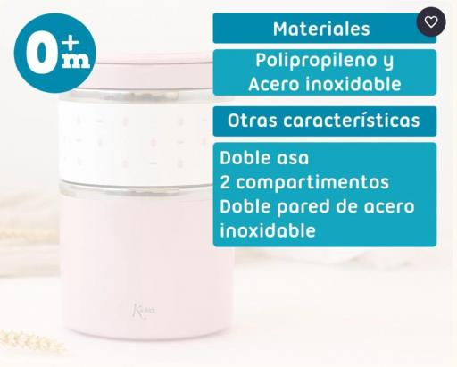Kiokids - Termo papillero acero inoxidable rosa 5490 [4]