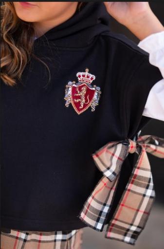Mon Petit Bonbon - Conjunto sudadera /chaleco y falda pantalón burberry IM168 y IM170 [1]
