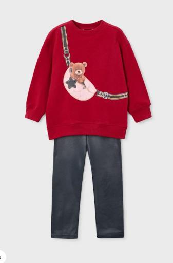 Mayoral - Conjunto sudadera oso y leggings  [0]