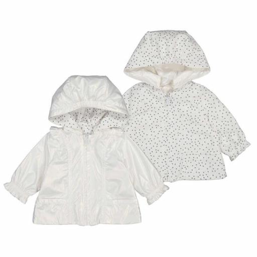 Mayoral - Cortavientos bebé blanco reversible 1486 [0]