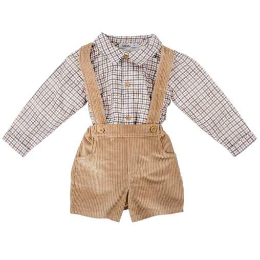 Babidu - Conjunto camisa y peto de pana Valle 42657 [1]