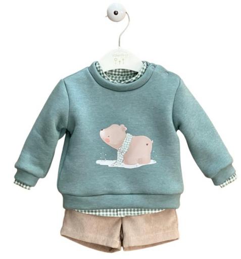 Valentina Bebés - Conjunto 3 piezas camisa vichy HADA42 [0]