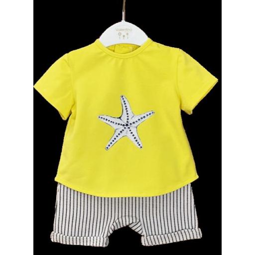 Valentina bebés - Conjunto 2 piezas camiseta estrella niño KTM234 [1]