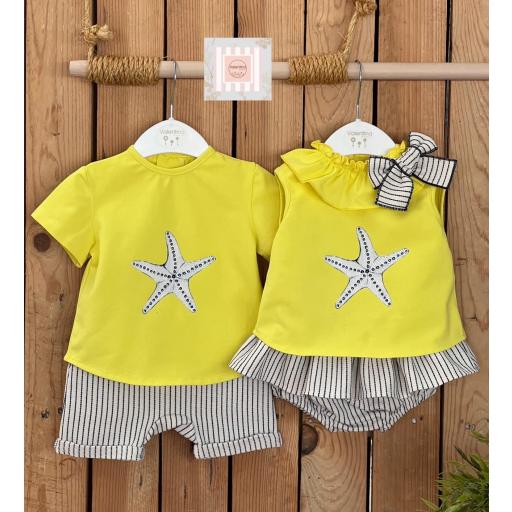 Valentina bebés - Conjunto 2 piezas camiseta estrella niño KTM234 [0]