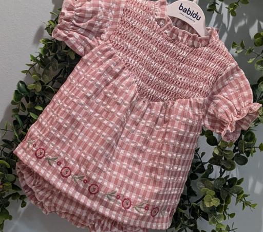 Babidu - Jesusito vichy rosa empolvado 90413 [2]