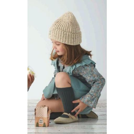 Babidu - Conjunto niña blusa y falda peto 92631 [0]