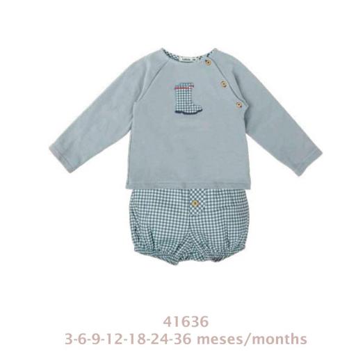 Babidu - Conjunto niño sudadera y pantalón "LLuvia" 41636 [0]