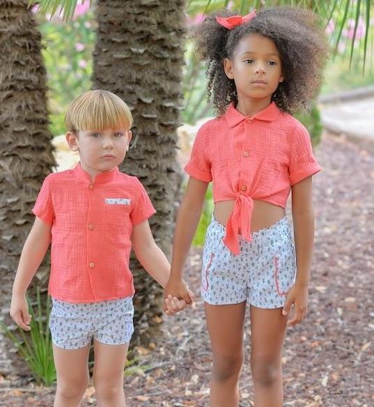 Daniesty - Conjunto camisa y short Familia Canada 005