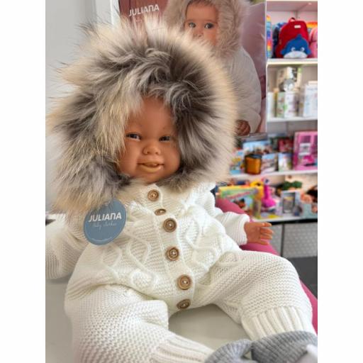 Juliana - Buzo bebé punto pelo natural 24691 [2]