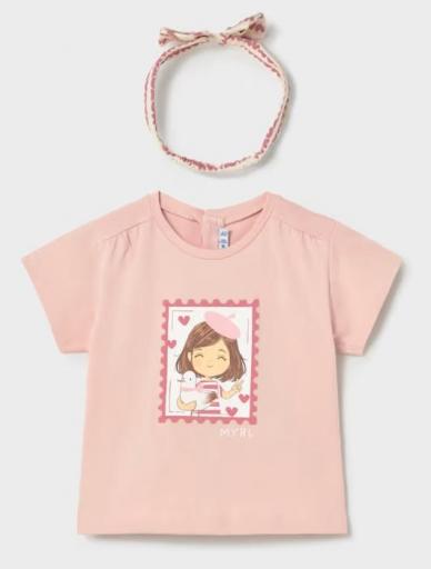 Mayoral - Camiseta con diadema estampada 1081