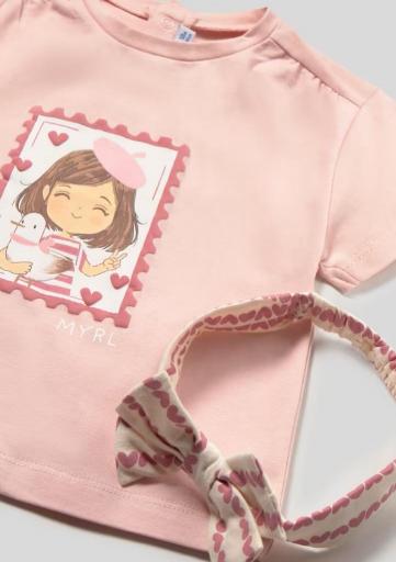 Mayoral - Camiseta con diadema estampada 1081 [2]
