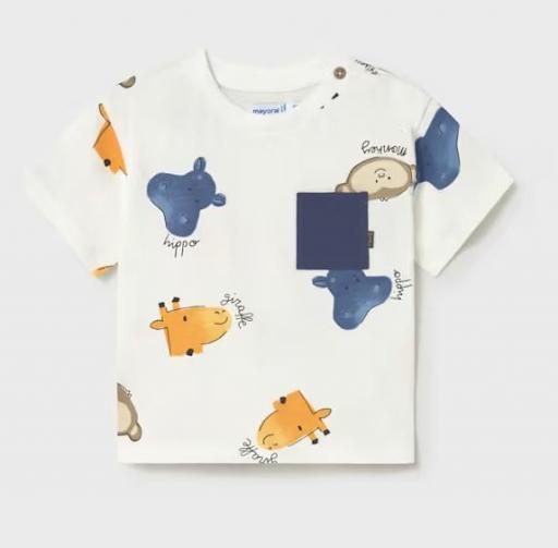 Mayoral - Camiseta estampada bebé 1014