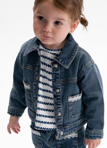 Mayoral - Chaqueta bebé tejano oscuro niña 1490 [1]