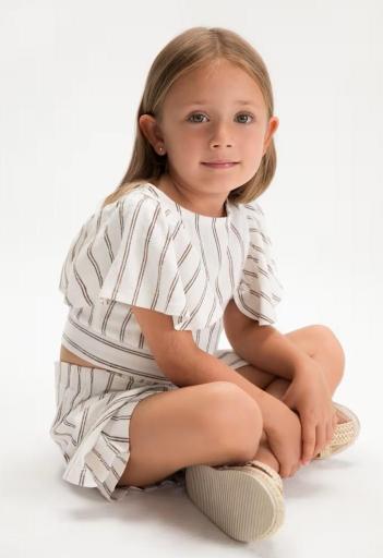 Mayoral - conjunto falda y blusa rayas niña 3949 [0]