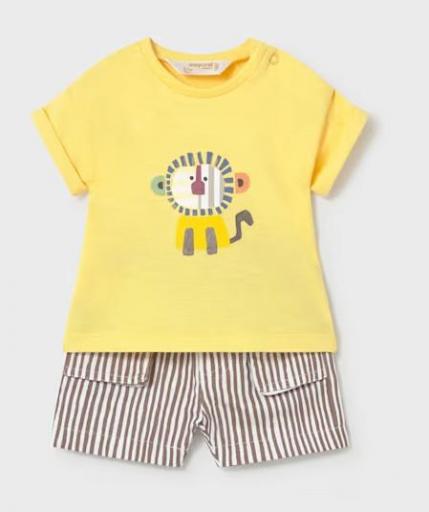 Mayoral - Conjunto pantalón corto y camiseta bebé 1284 [1]