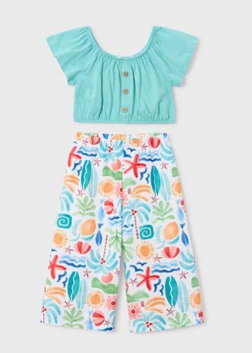 Mayoral - Conjunto pantalon largo estampado niña 3597 [0]