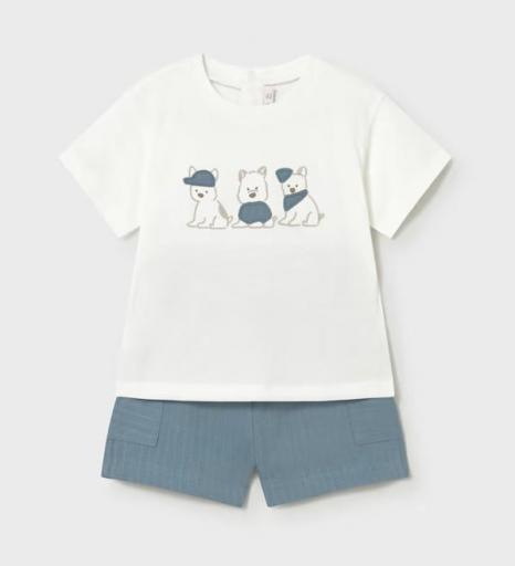 Mayoral - Conjunto pantalón y camiseta animalitos bebé 1665 [0]
