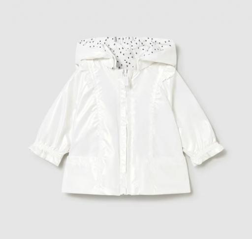 Mayoral - Cortavientos bebé blanco reversible 1486 [1]