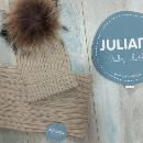 Juliana - Conjunto gorro y bufanda canalé J24712