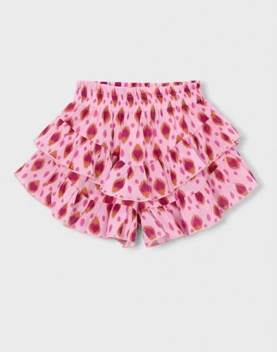 Mayoral - Falda pantalón estampada volantes niña 3909 [1]