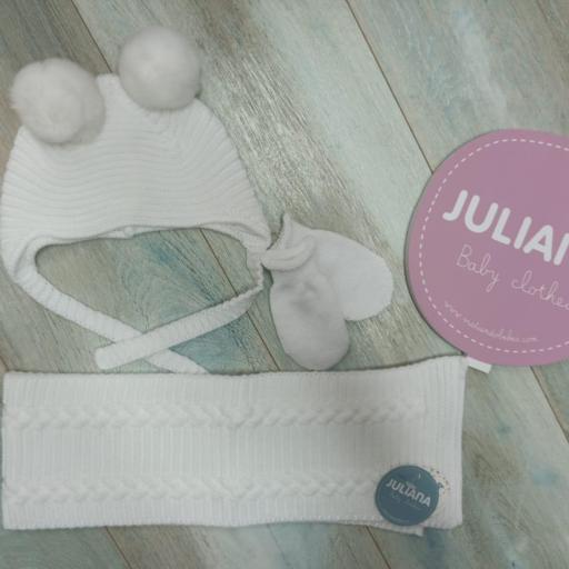 Juliana - Conjunto gorro, bufanda y manoplas J8218 [3]