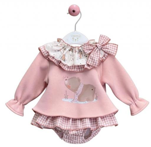 Valentina Bebés - Conjunto sudadera colección Donatella pink HADA 49