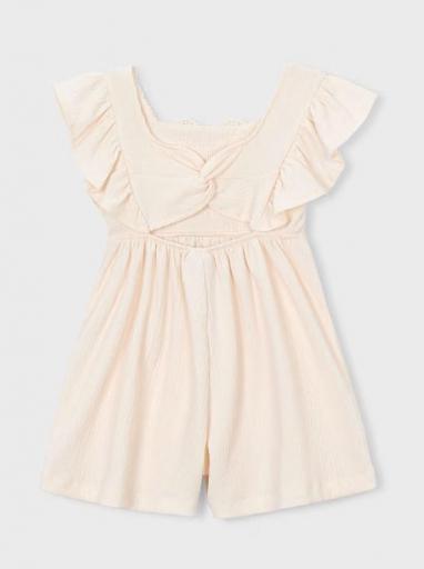 Mayoral - Mono punto crochet niña marfil 3888 [1]