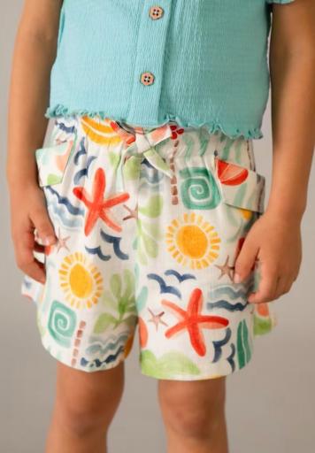 Mayoral - Pantalón estampado niña 3221