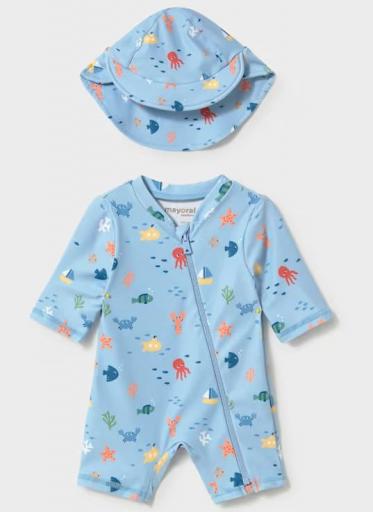 Mayoral - Pelele baño con gorro protección solar 1620 [0]