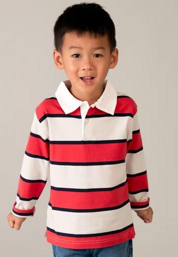 Mayoral - Polo manga larga rayas niño