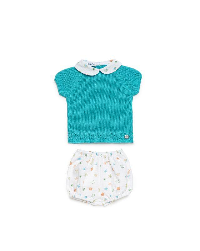 Juliana- Conjunto niño turquesa-26078