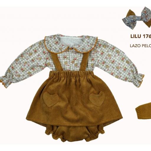 Valentina Bebés - Conjunto 3 piezas pichy niña Lilu 179 [1]