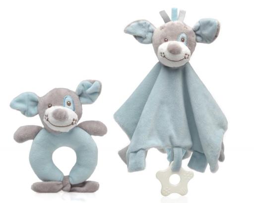 Kiokids - Set doudou y sonajero perrito 3906 [1]