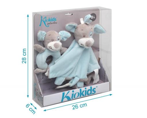 Kiokids - Set doudou y sonajero perrito 3906 [2]