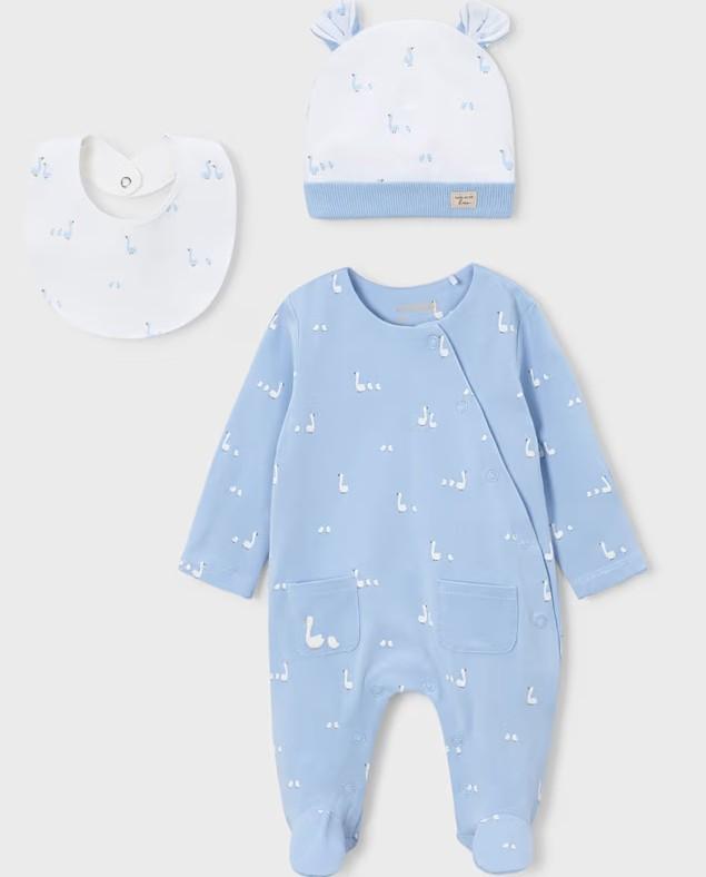 Mayoral . Set regalo pijama largo recien nacido 1728