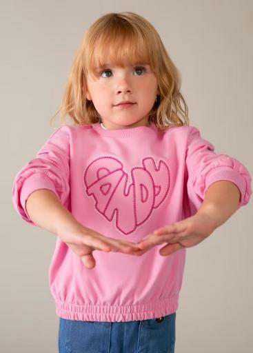 Mayoral - sudadera con letras bordadas niña 3449 [1]